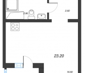 Продать Квартиры в новостройке Санкт-Петербург г., Муринская дор.   29.7