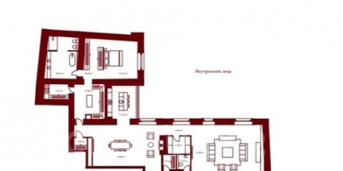 5-комн квартира Столешников пер,  д. 7к1