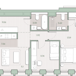 Продажа 2-комн квартиры в новостройке ул. Ивана Франко, земельный участок 22/1 Продажа 2-комн квартиры в новостройке ул. Ивана Франко, земельный участок 22/1