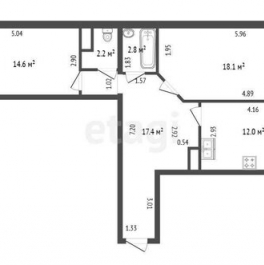 Продажа 2-комн квартиры на вторичном рынке Народного ополчения пр-кт,  д. 10