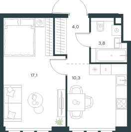 Продажа 1-комн квартиры в новостройке Москва г., Южнопортовая ул.,  к. 12