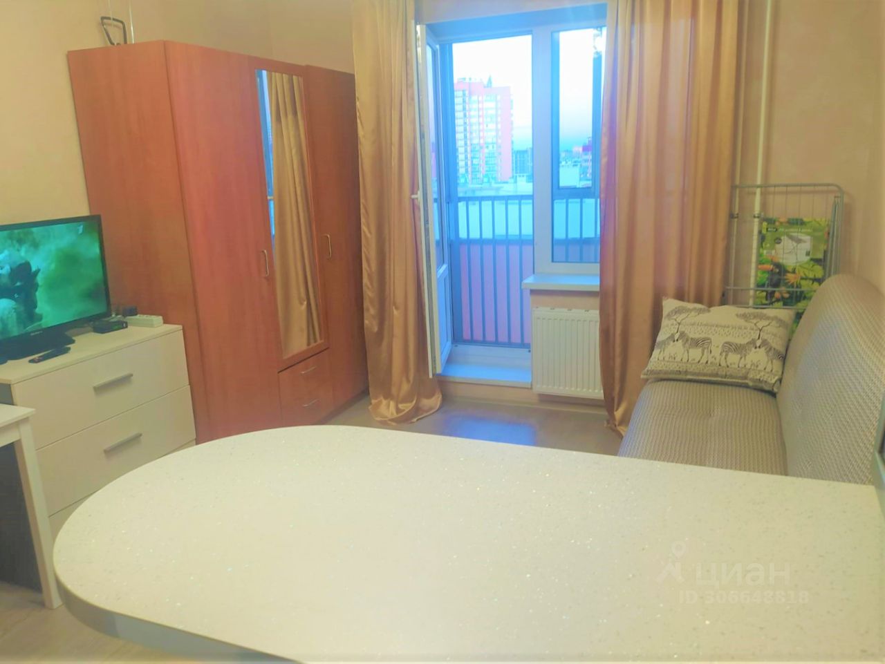 Аренда студии Мурино, улица Екатерининская, 8к1