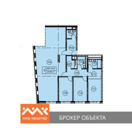 Продажа 3-комн квартиры в новостройке 9-я Советская ул,  д. 17