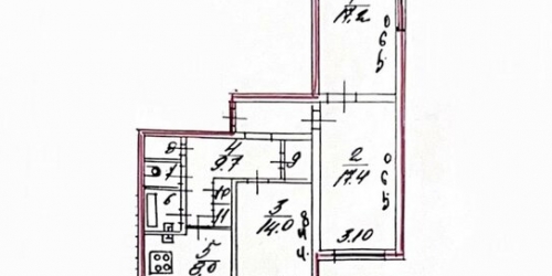 3-комн квартира ул Буренина,  д. 1,  к. 1