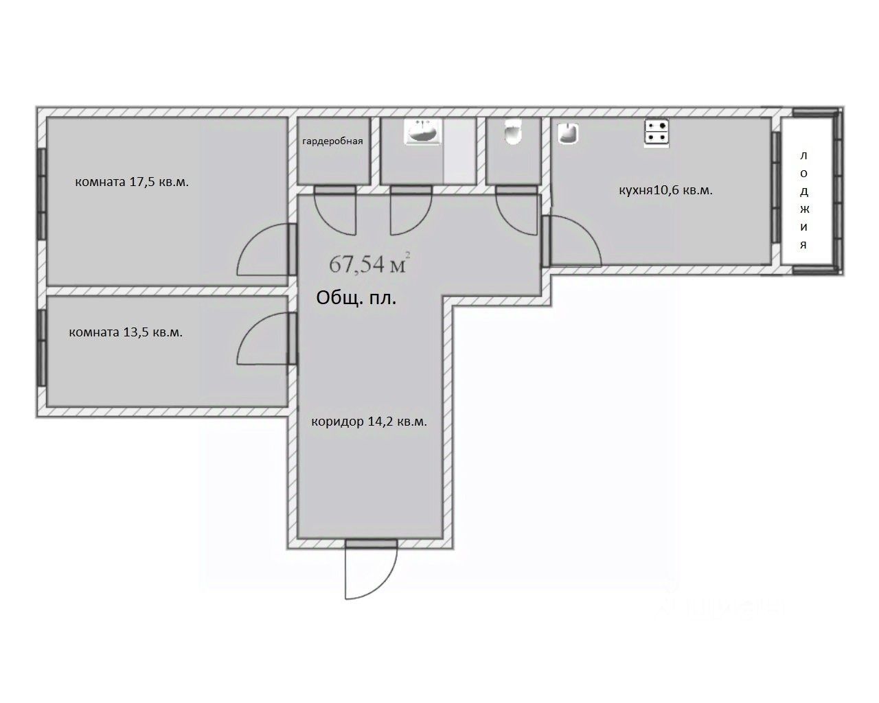 Продажа 2-комн квартиры на вторичном рынке Сестрорецк, Приморское шоссе, 293