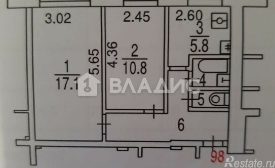 Продажа 2-комн квартиры на вторичном рынке Есенинский б-р,  д. 1/26