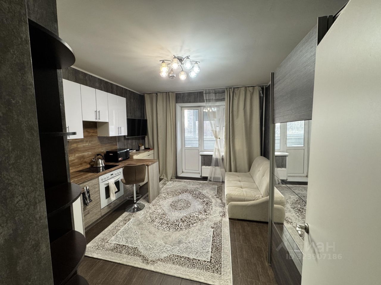 Аренда студии Пригород Лесное мкр, Мисайлово пгт, шоссе Пригородное, 10