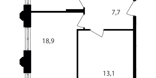 2-комн квартира Москва г., Варшавское ш.,  к. 1