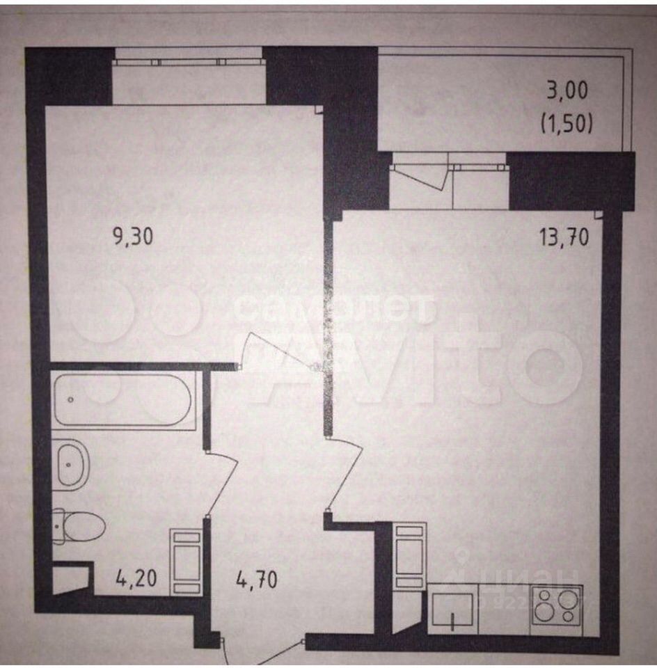 Продажа 1-комн квартиры на вторичном рынке Зенино ЖК Самолет мкр, Люберцы, улица Камова,  д. 5к2