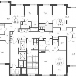 Продажа 2-комн квартиры в новостройке Крылатская ул,  д. 33 к2