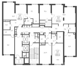 Продажа 2-комн квартиры в новостройке Крылатская ул,  д. 33 к2