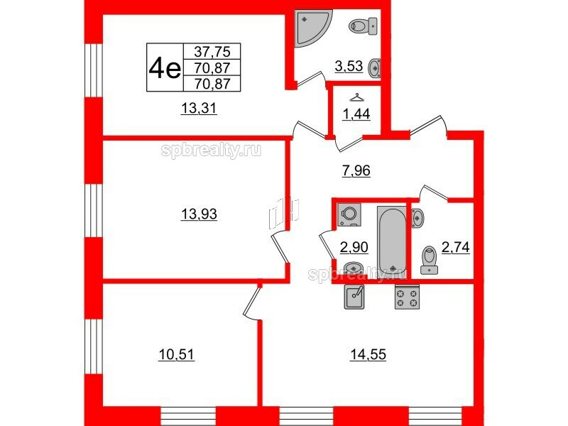 Продажа 3-комн квартиры в новостройке Сызранская ул., 23 А,  д. 23