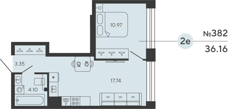 Продажа 1-комн квартиры в новостройке Санкт-Петербург г., Головнина б-р,  к. CUPRUM