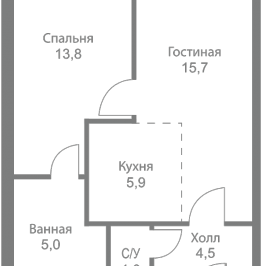 Продажа 1-комн квартиры в новостройке Москва г., Сколковское ш.,  к. 4