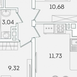 Продажа 2-комн квартиры на вторичном рынке Мурино г, Графская ул