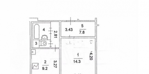 1-комн квартира ул Окская,  д. 1,  к. 1