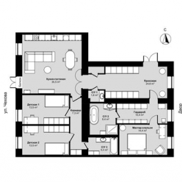 Продажа 6-комн квартиры на вторичном рынке улица Чехова,  д. 5