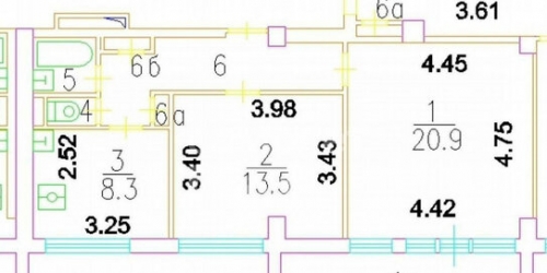 2-комн квартира улица Стромынка,  д. 13