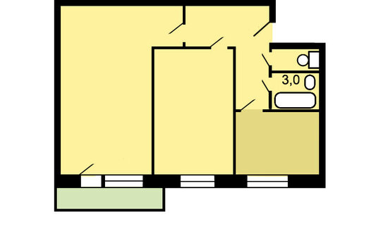 Продажа 2-комн квартиры на вторичном рынке Сормовская улица,  д. 10 к2