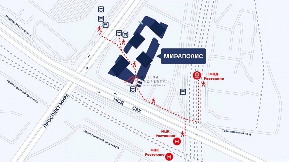 Аренда торгового помещения пр-кт Мира,  д. 222,  к. 8