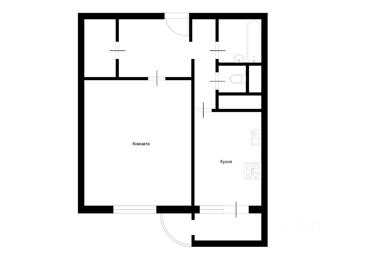 Продажа 1-комн квартиры на вторичном рынке Химки, Совхозная улица, 29