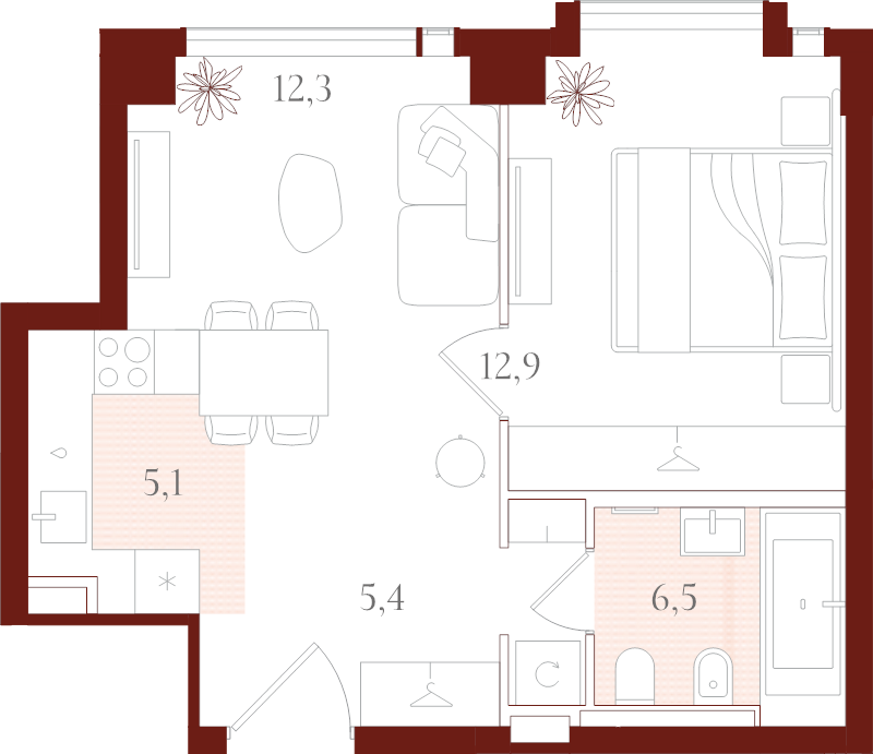 Продажа 1-комн квартиры в новостройке Москва г., Большая Тульская ул.,  к. А