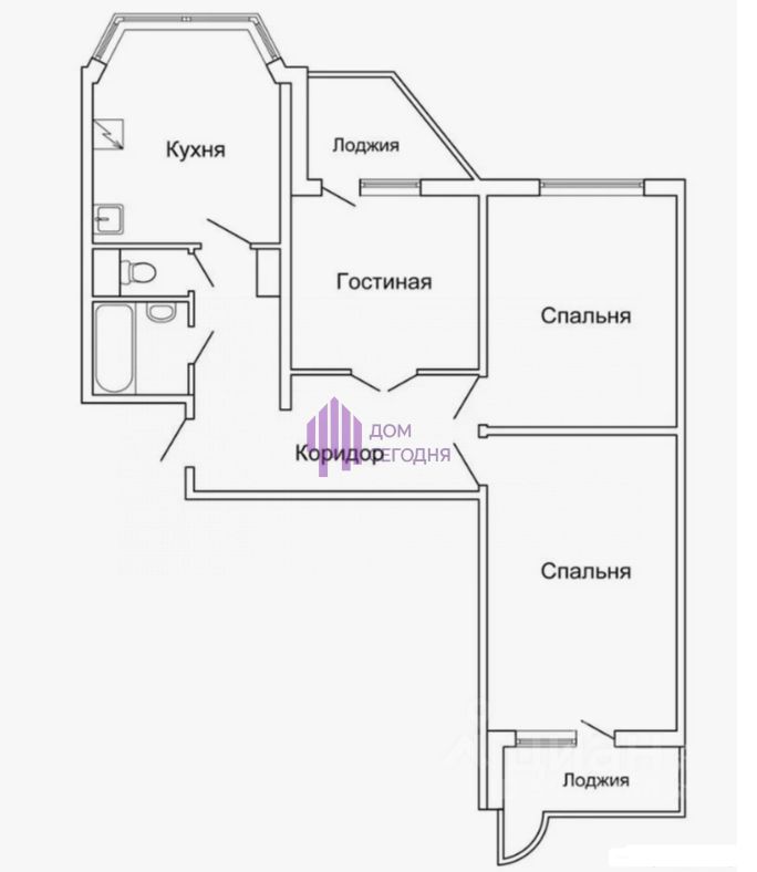 Продажа 3-комн квартиры на вторичном рынке Янтарный мкр, Балашиха, бульвар Молодежный,  д. 8