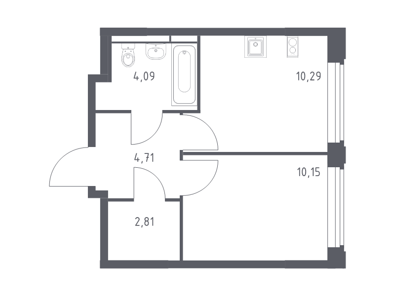 Продажа 1-комн квартиры в новостройке Королёв г., Тихонравова ул.,  к. 1
