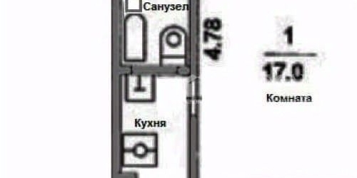 1-комн квартира Мещанская улица, 2