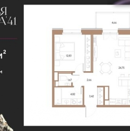 Продажа 1-комн квартиры на вторичном рынке ул Графова,  д. 2