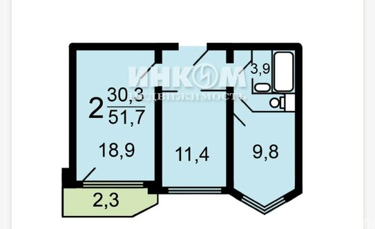 Продажа 2-комн квартиры на вторичном рынке Рождественская улица,  д. 12