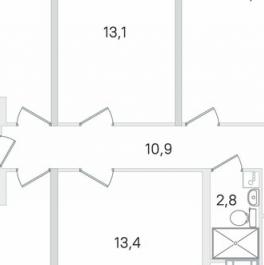Продажа 4-комн квартиры на вторичном рынке Пушкин г, Пущинская (Новосёлки тер.) ул,  д. 4