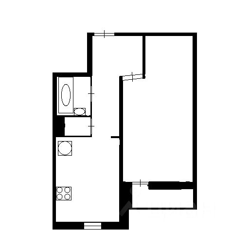 Продажа 1-комн квартиры на вторичном рынке пос. Романовка, 23