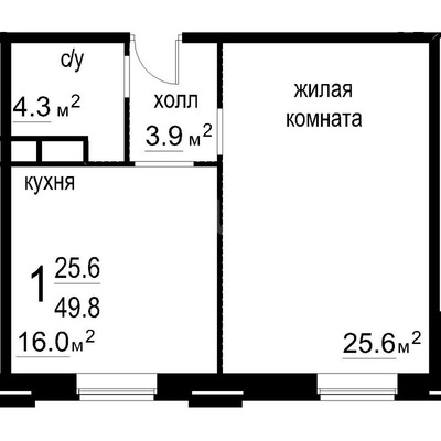 Продажа 1-комн квартиры в новостройке Звенигород, Некрасова ул,  д. 27к8