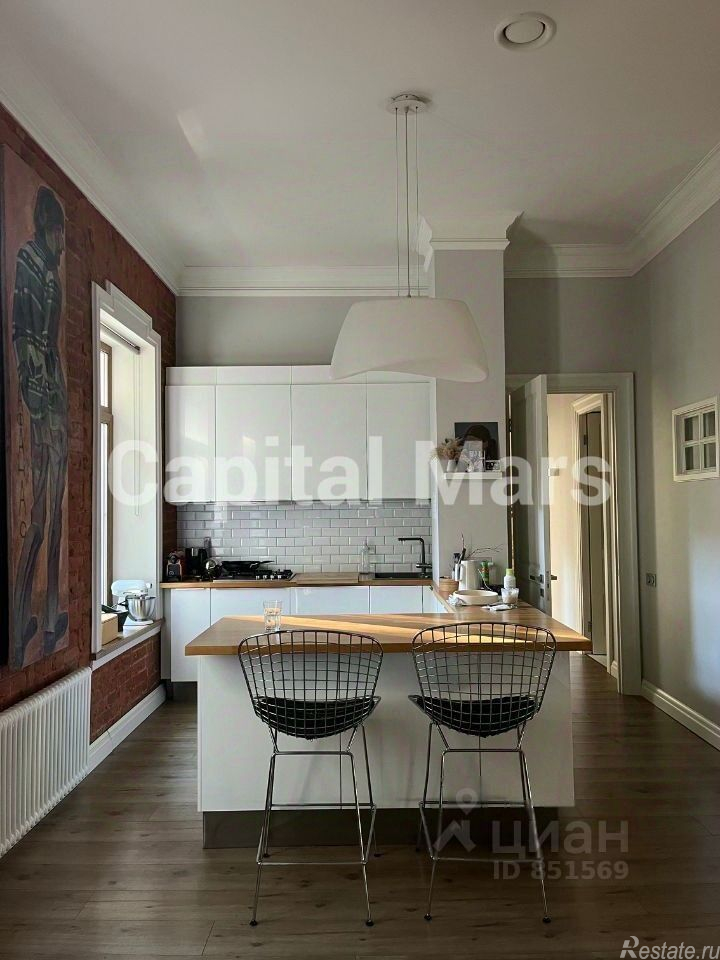 Аренда 3-комн квартиры на вторичном рынке Олсуфьевский переулок,  д. 2/4