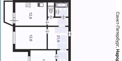 4-комн квартира Народная улица, 5к2
