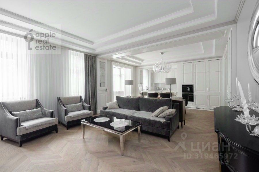 Аренда 4-комн квартиры на вторичном рынке улица Арбат, 31С2