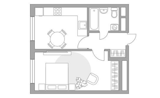 Продажа 1-комн квартиры на вторичном рынке Болтино д,  д. 9