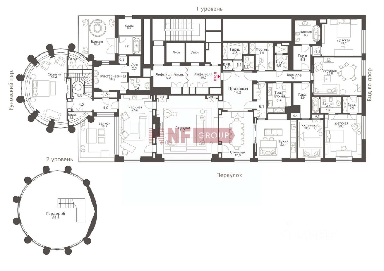 Продажа 6-комн квартиры на вторичном рынке Большая Татарская улица, 7к1