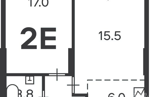 Продажа 2-комн квартиры на вторичном рынке Клинская улица,  д. 2А с7