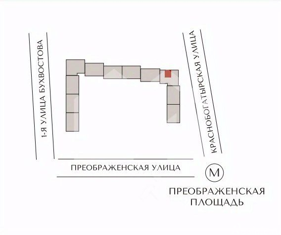 Продажа торгового помещения Бухвостова 1-я ул,  д. 2 к3