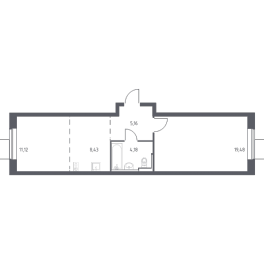 Продажа 1-комн квартиры в новостройке Мисайлово д., Молодежный б-р,  к. 14.2