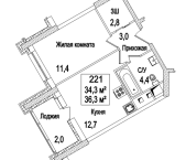 Продать Квартиры в новостройке Рассказовка д., Андрея Тарковского б-р   15