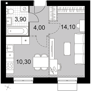 Продажа 1-комн квартиры в новостройке Апрелевка г., Киевское ш.,  к. 2