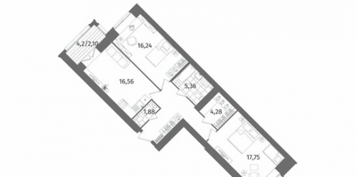 2-комн квартира Северный пр-кт,  д. 7,  к. 1