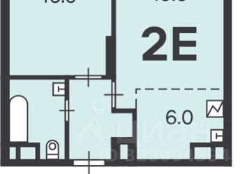 Продажа 2-комн квартиры на вторичном рынке Клинская улица, 2Ак7