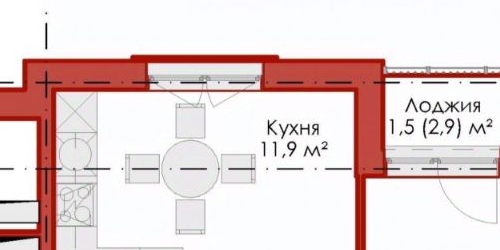 1-комн квартира Большой Смоленский проспект, 30