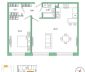 Продать Квартиры вторичка Реки Каменки наб  3 к3 с1 