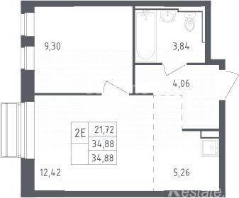 Продажа 2-комн квартиры на вторичном рынке Лайково, Лесная улица