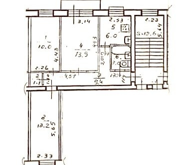 Продажа 3-комн квартиры на вторичном рынке Подольск, улица Карла Маркса,  д. 2/23